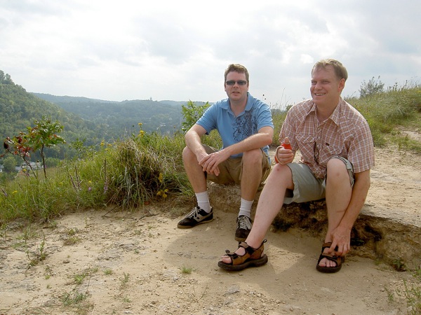 Chris & Karl, Barn Bluff, Red Wing