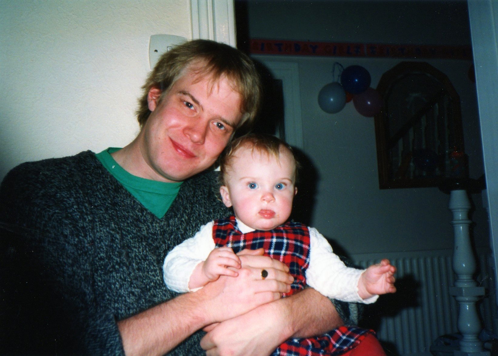 Chris with Goddaughter, Lorna