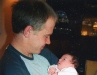Chris with niece Isobel 2003