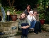 Unveiling Chris's plaque in Ilkley, Michelle and Chris's goddaughters, Lorna, Tashy and Frankie, October 2009